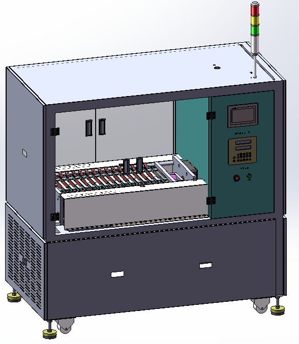 臥式熱壓夾具化成分容柜  32通道 5V5A